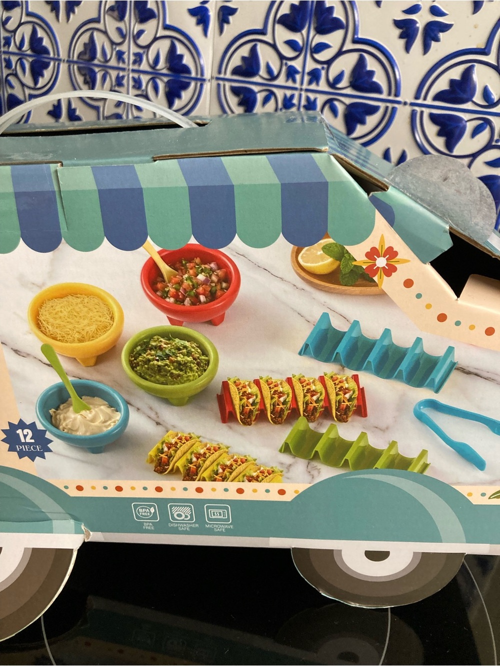 CWC Taco Kit Set - Teal & Multicolor - Picture 2 of 5